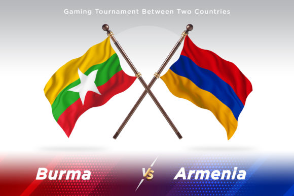 Burma Versus Armenia: A Visual Exploration of Two Distinct National Identities Through Flag Illustration
