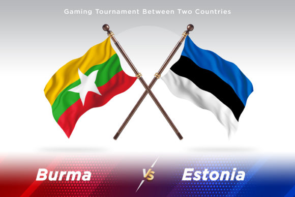 Burma Versus Estonia Two Flags: A Strategic Asset for Global Design and Diplomatic Illustration