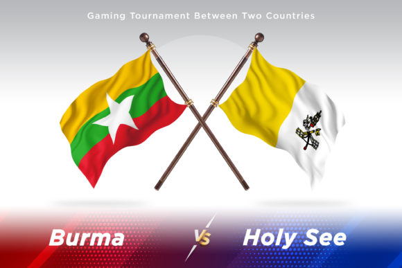 Burma Versus Holy See Two Flags: A Detailed Look at the Flag Illustration Bundle