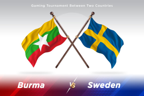 Burma Versus Sweden Two Flags: A High-Resolution Design Resource for Global Projects