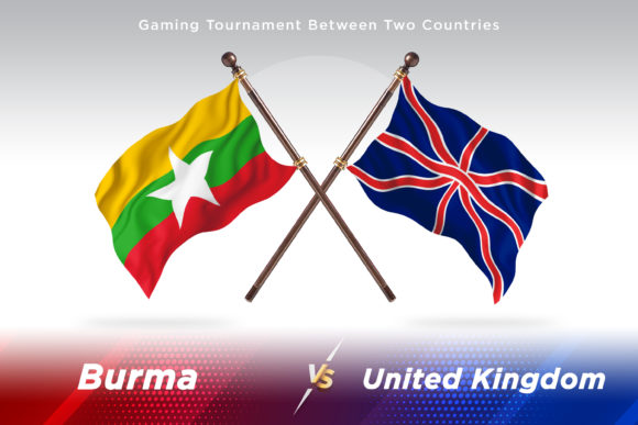 Burma Versus United Kingdom Two Flags: A Comprehensive Design Resource