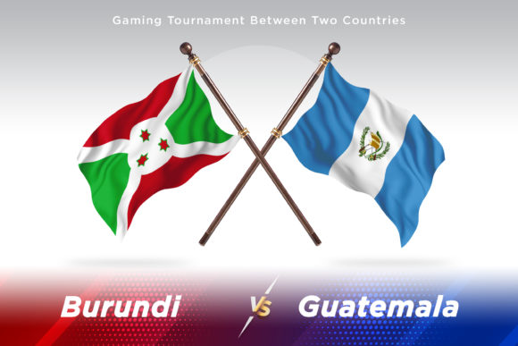 Burundi Versus Guatemala Two Flags: A Detailed Look at Isolated 3D Flag Illustrations for Modern Design Workflows