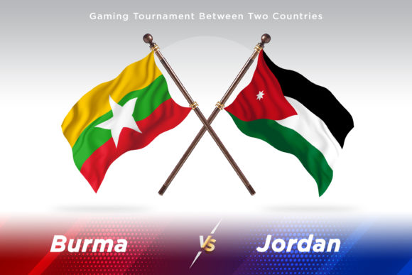 Designing with Precision: The Art of Burma Versus Jordan Two Flags and Global Flag Illustrations