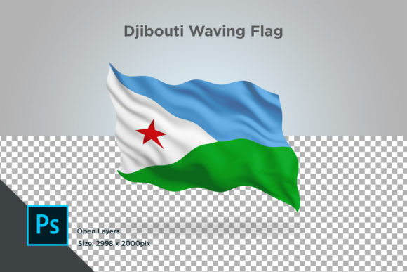 Djibouti Waving Flag: Essential Design Asset for Global Projects