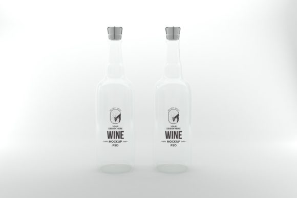 Elevating Brand Identity with the Wine Drink Bottle Mockup