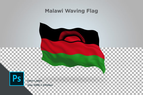 Malawi Waving Flag: Elevate Your Visual Projects