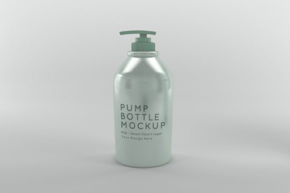 Pump Bottle Mockup for Branding