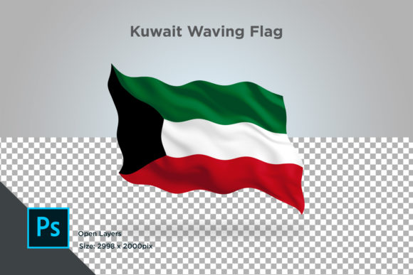 The Kuwait Waving Flag: Elevating Visual Identity with High-Fidelity 3D Assets